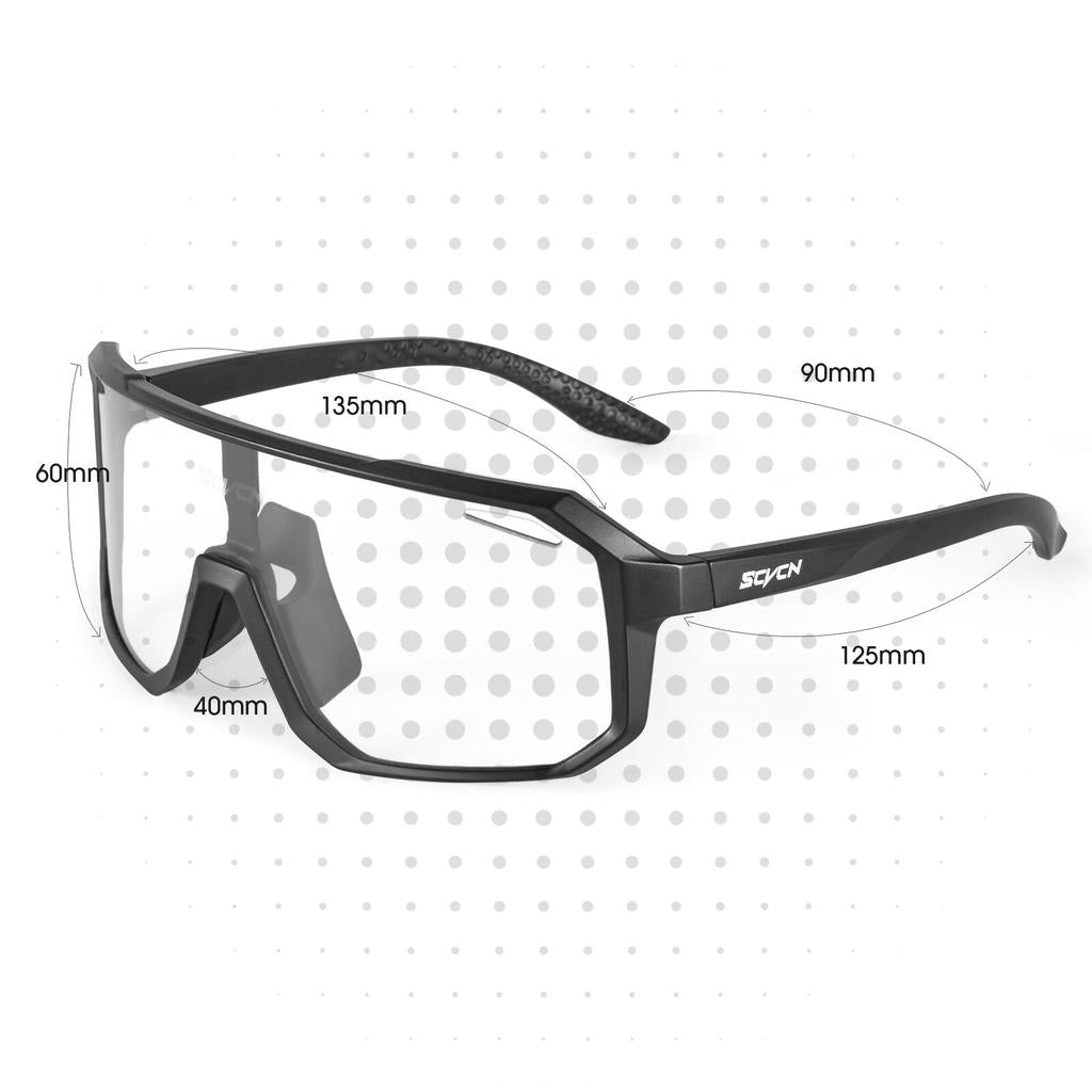 Photochromic Cycling Glasses UV400 Sports Sunglasses by HitMyNeed