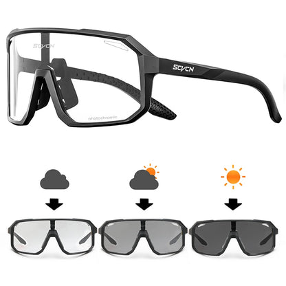 Photochromic Cycling Glasses UV400 Sports Sunglasses photochromic-01 by HitMyNeed