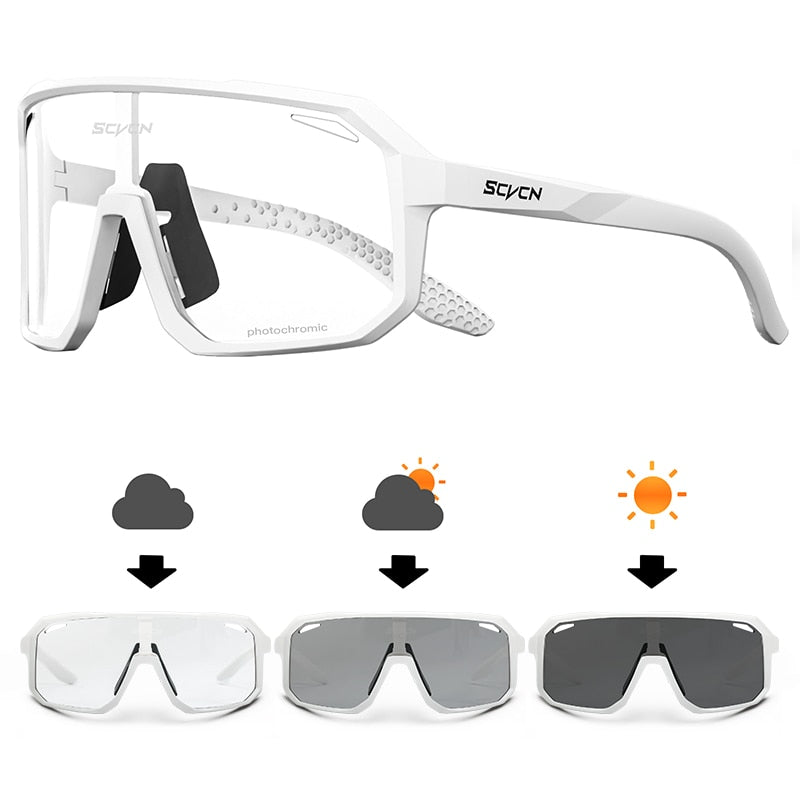 Photochromic Cycling Glasses UV400 Sports Sunglasses photochromic-05 by HitMyNeed