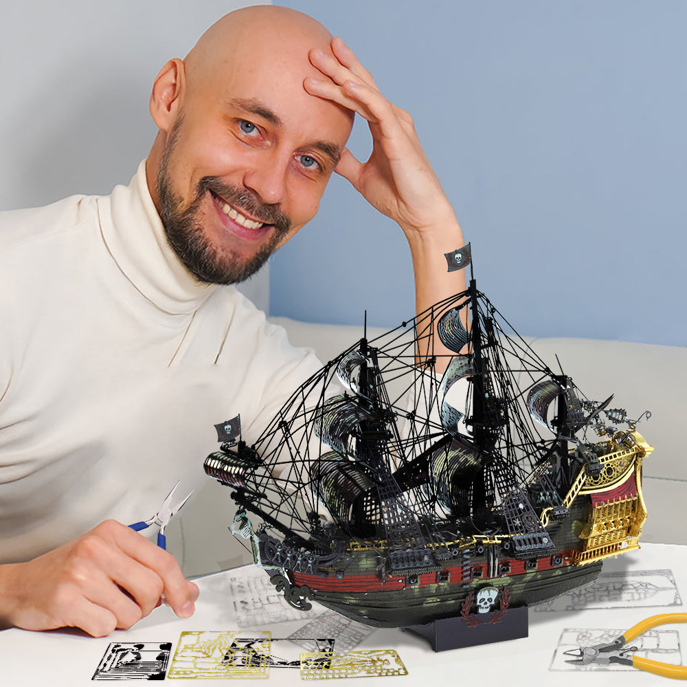 Piececool Queen Anne's Revenge 3D Metal Ship Puzzle by HitMyNeed