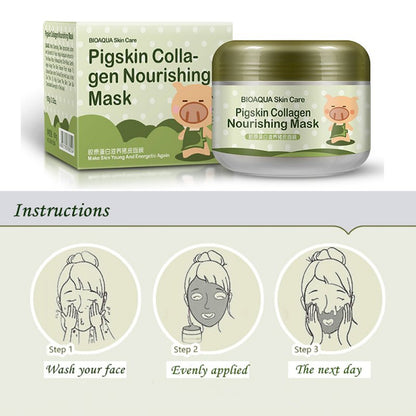 Pig Skin Collagen Face Mask 100g by HitMyNeed