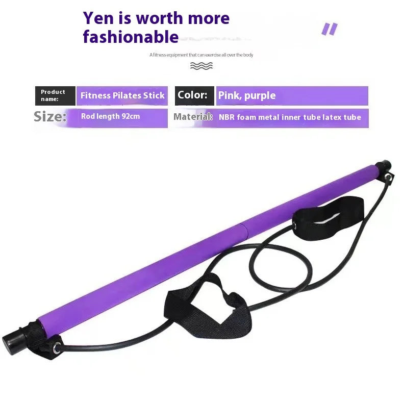Pilates Stick Multifunctional Home Fitness Bar by HitMyNeed