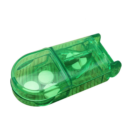 Pill Cutter Splitter with Travel Pill Storage Case by HitMyNeed