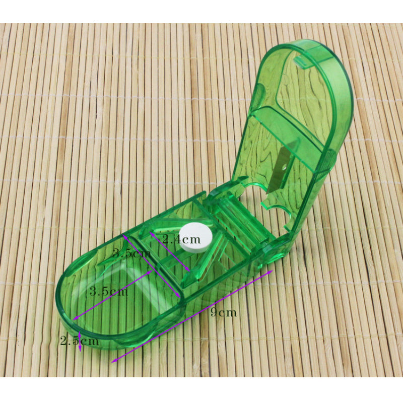 Pill Cutter Splitter with Travel Pill Storage Case by HitMyNeed