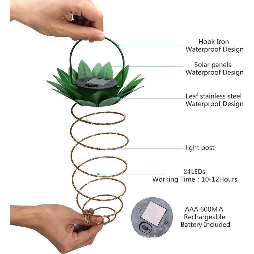 Pineapple Solar Garden Light Outdoor Lantern by HitMyNeed