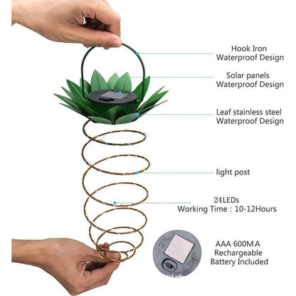 Pineapple Solar Garden Light Outdoor Lantern by HitMyNeed