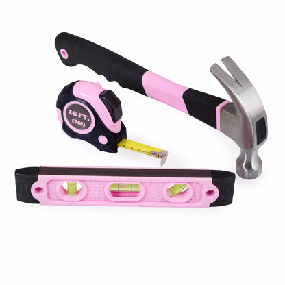 Pink 103-Piece Hand Tool Set with Storage Bag by HitMyNeed
