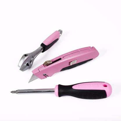 Pink 103-Piece Hand Tool Set with Storage Bag by HitMyNeed