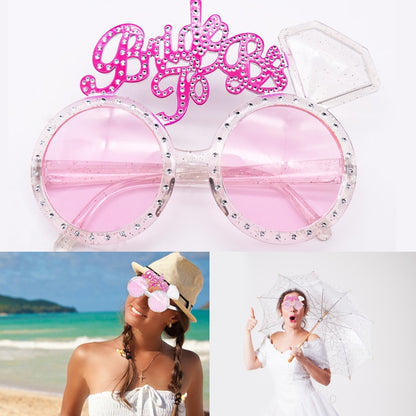 Pink Bride To Be Party Glasses by HitMyNeed