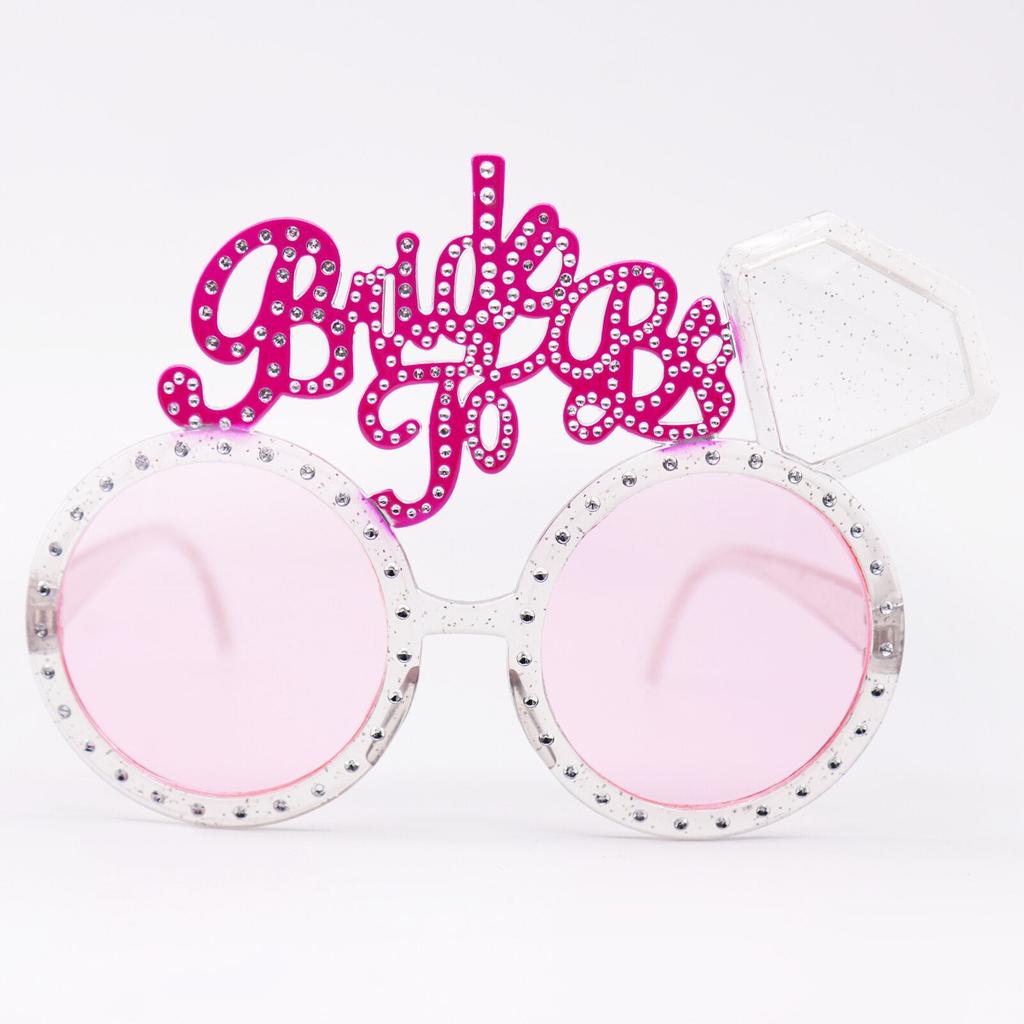 Pink Bride To Be Party Glasses by HitMyNeed