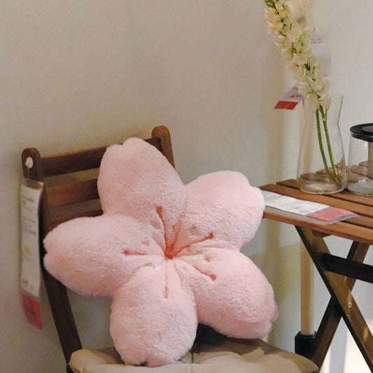 Pink Cherry Blossom Cushion 50cm Plush Pillow 40cm by HitMyNeed