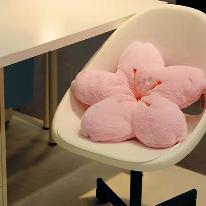 Pink Cherry Blossom Cushion 50cm Plush Pillow by HitMyNeed