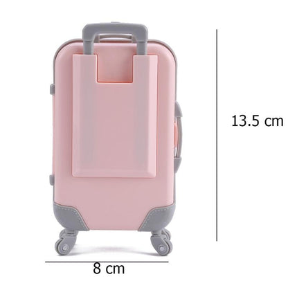 Pink Travel Doll Suitcase for 29 cm Dolls by HitMyNeed
