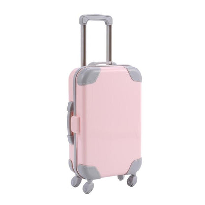 Pink Travel Doll Suitcase for 29 cm Dolls by HitMyNeed