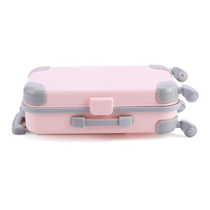 Pink Travel Doll Suitcase for 29 cm Dolls by HitMyNeed