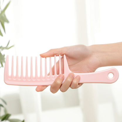Pink Wide Tooth Hair Comb for Detangling by HitMyNeed