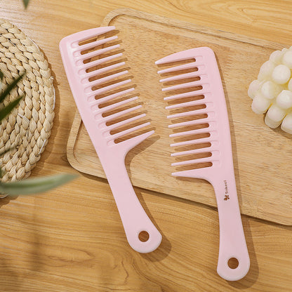 Pink Wide Tooth Hair Comb for Detangling by HitMyNeed