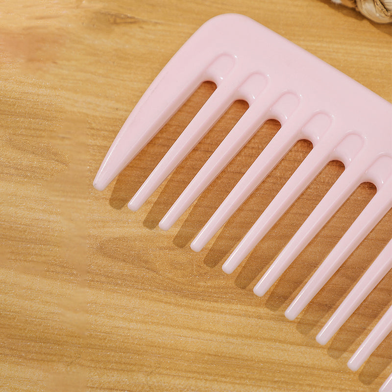 Pink Wide Tooth Hair Comb for Detangling by HitMyNeed