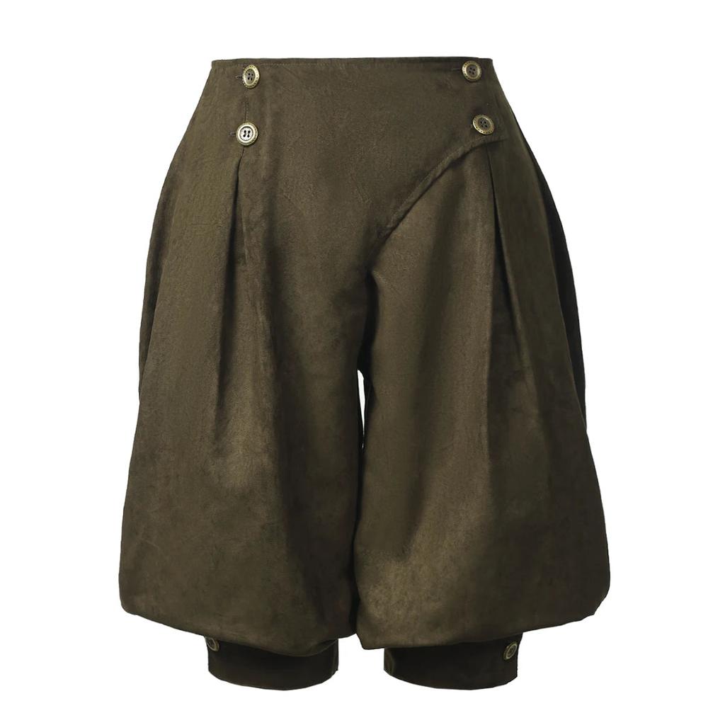 Pirate Medieval Renaissance Viking Cosplay Pants army-green s by HitMyNeed