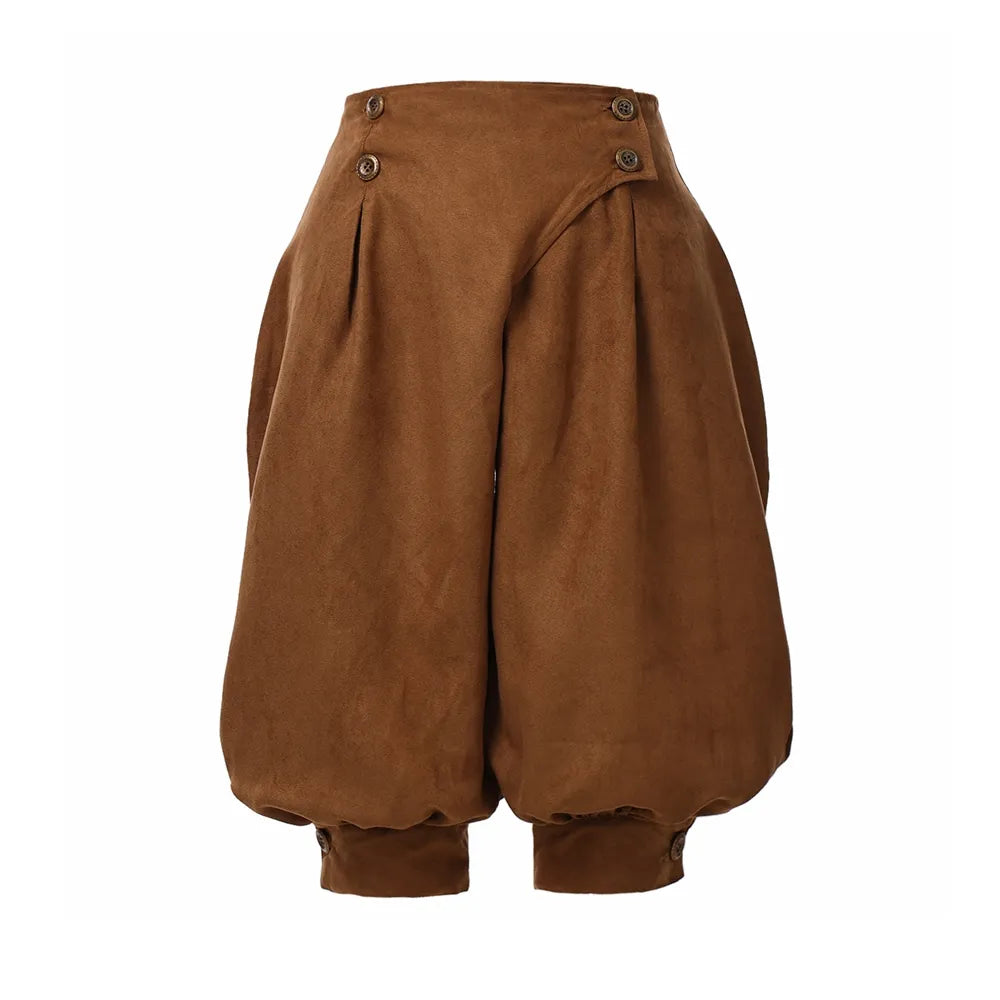 Pirate Medieval Renaissance Viking Cosplay Pants brown xxl by HitMyNeed