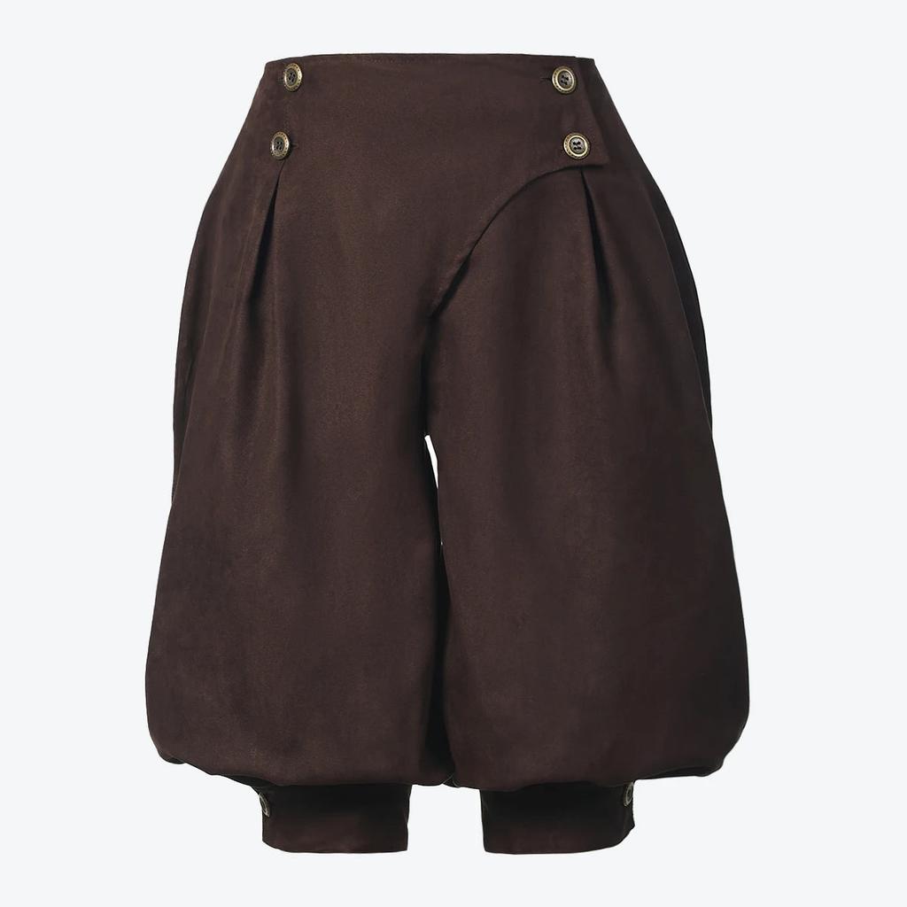 Pirate Medieval Renaissance Viking Cosplay Pants dark-brown xs by HitMyNeed