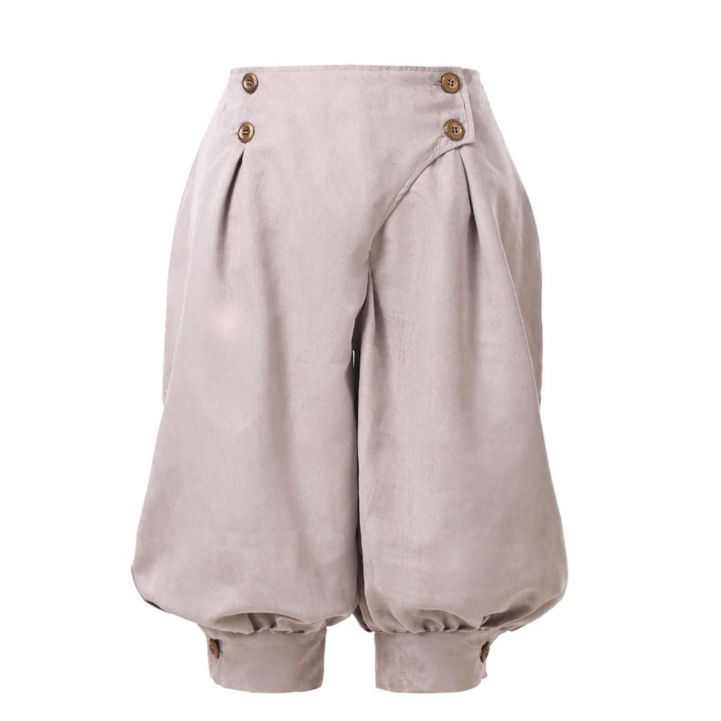 Pirate Medieval Renaissance Viking Cosplay Pants gray m by HitMyNeed