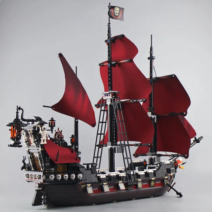 Pirate Ship Building Blocks: Black Pearl & Queen Anne by HitMyNeed