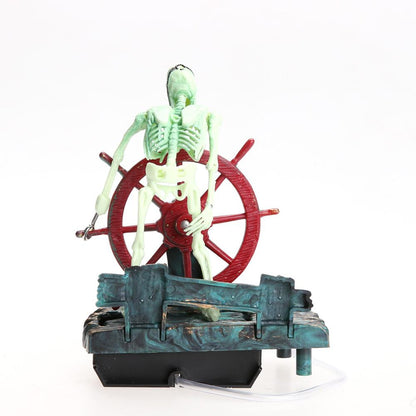 Pirate Skeleton Aquarium Aerator Ornament by HitMyNeed