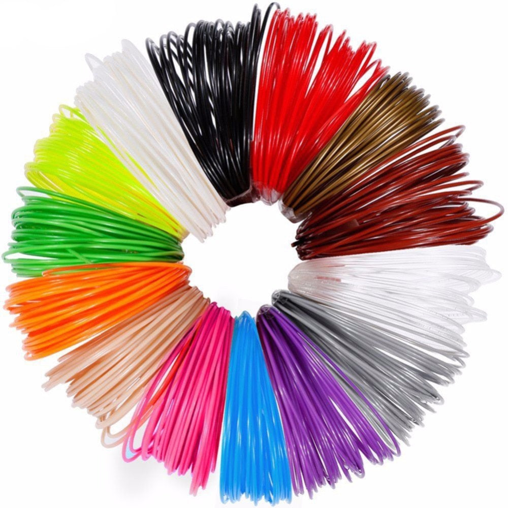 PLA 3D Pen Filament Refill Roll - 1.75mm, 12 Colors by HitMyNeed