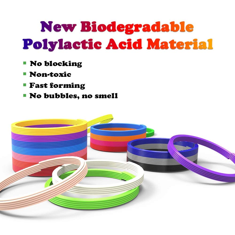 PLA 3D Pen Filament Refill Roll - 1.75mm, 12 Colors by HitMyNeed