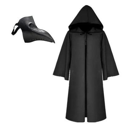 Plague Doctor Cloak & Mask Halloween Costume Set 2 135 by HitMyNeed
