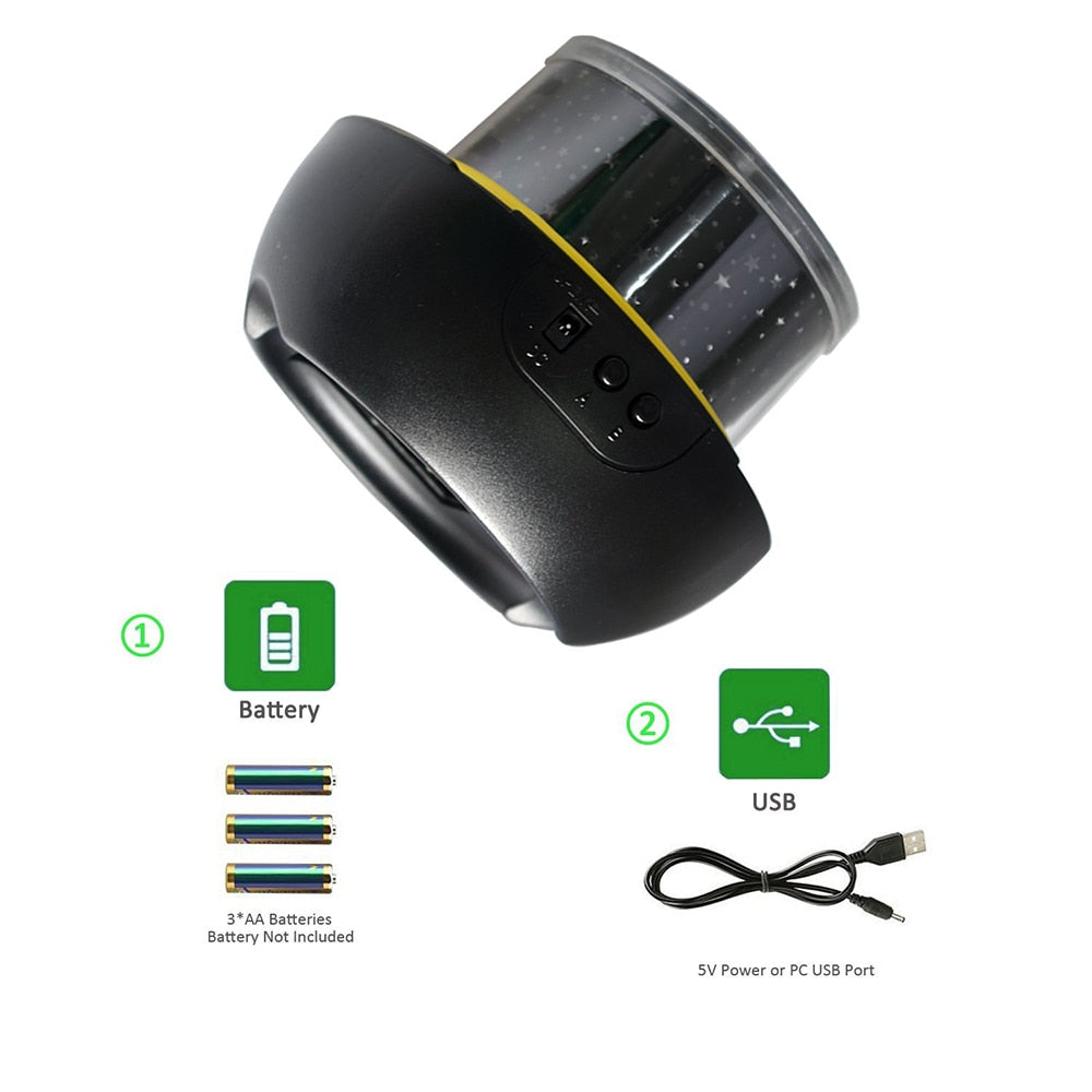 Planet Night Light LED Projector Lamp by HitMyNeed