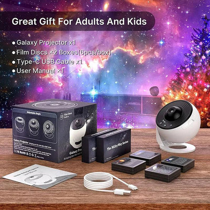 Planetarium Star Projector with 13 Galaxy Films by HitMyNeed