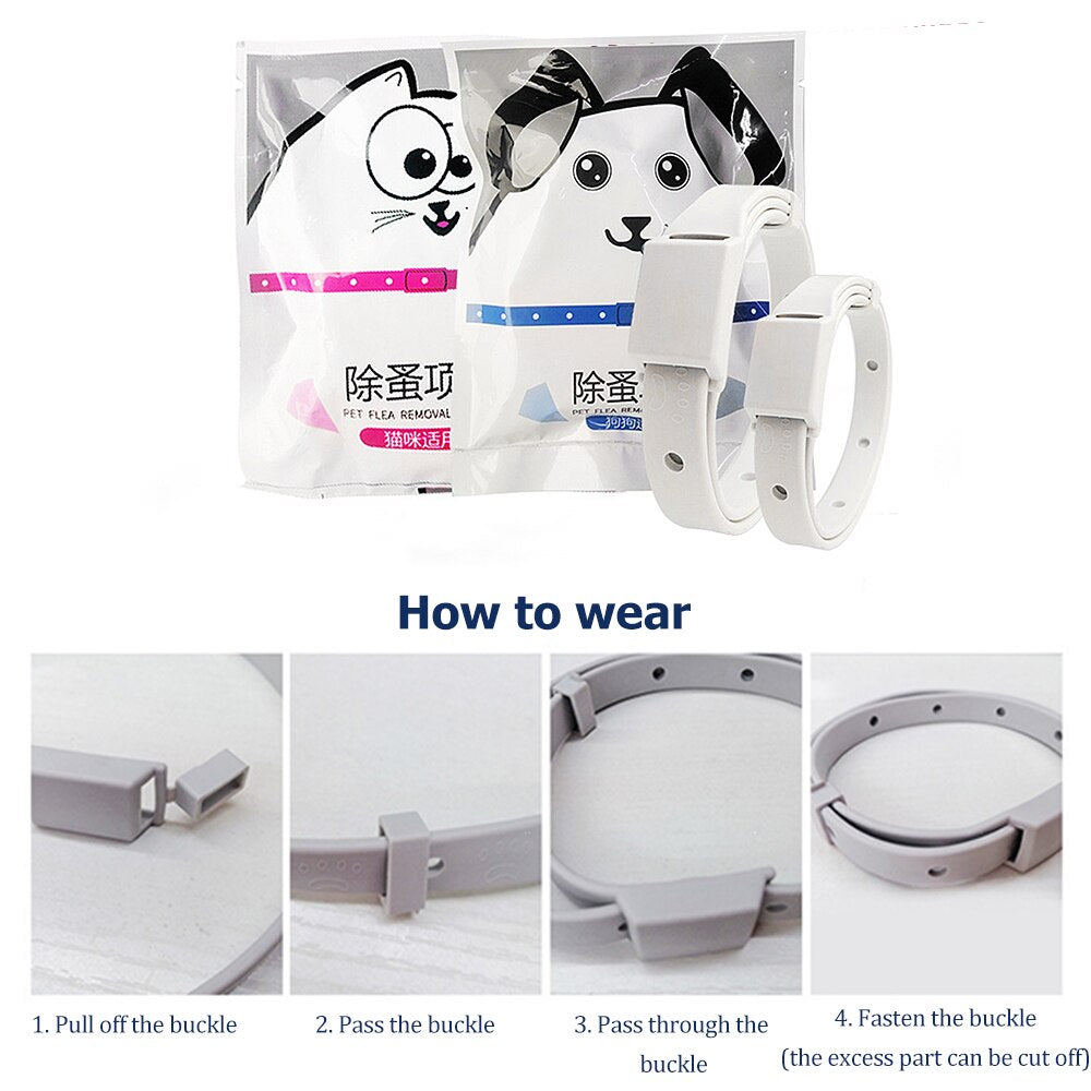 Plant-Based Flea and Tick Collar for Cats & Dogs by HitMyNeed