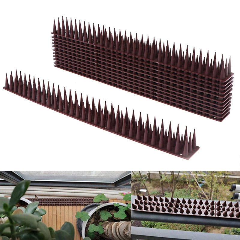 Plastic Anti-Pigeon Spike Strip Set, 12-Pack by HitMyNeed