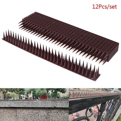 Plastic Anti-Pigeon Spike Strip Set, 12-Pack by HitMyNeed