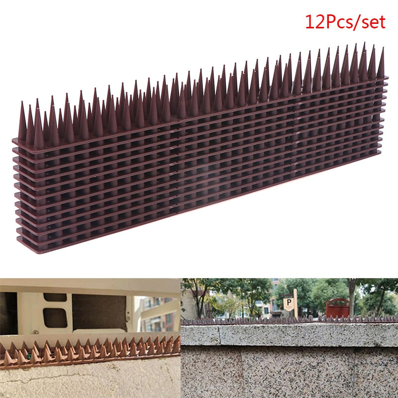 Plastic Anti-Pigeon Spike Strip Set, 12-Pack by HitMyNeed