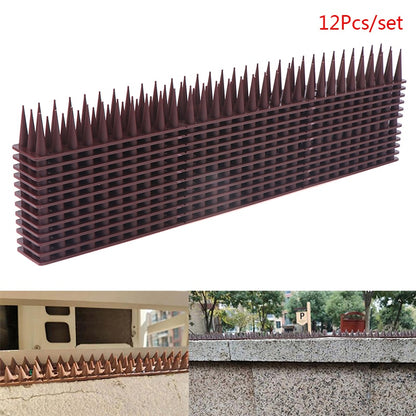 Plastic Anti-Pigeon Spike Strip Set, 12-Pack by HitMyNeed
