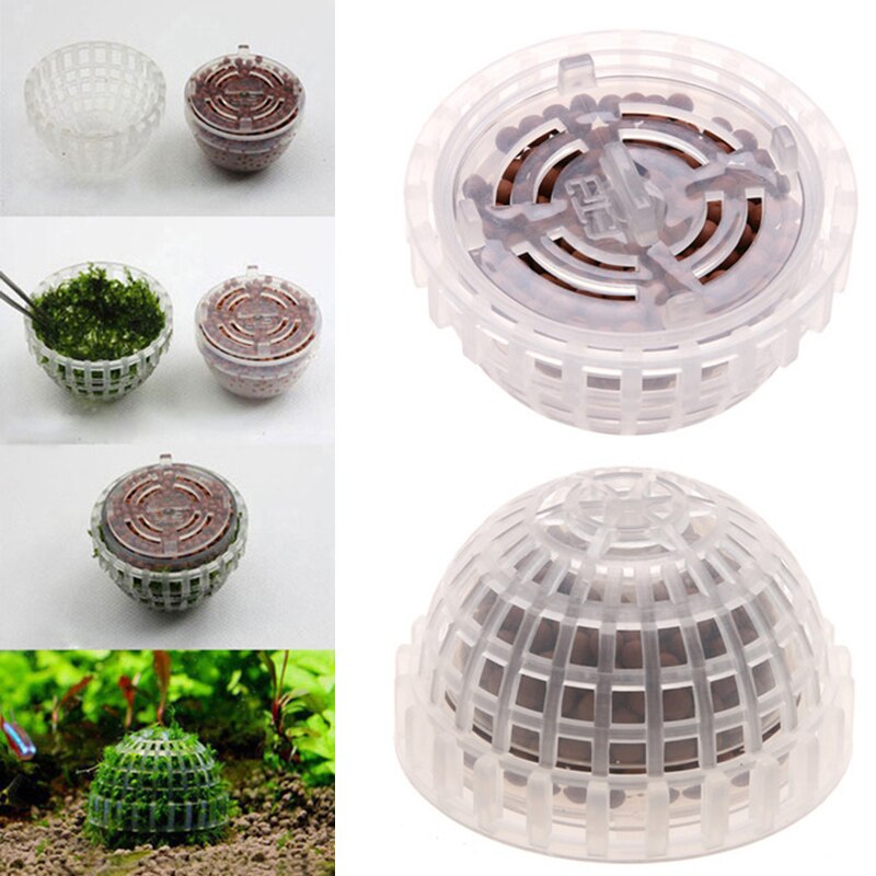 Plastic Aquarium Moss Ball Plant Grower by HitMyNeed
