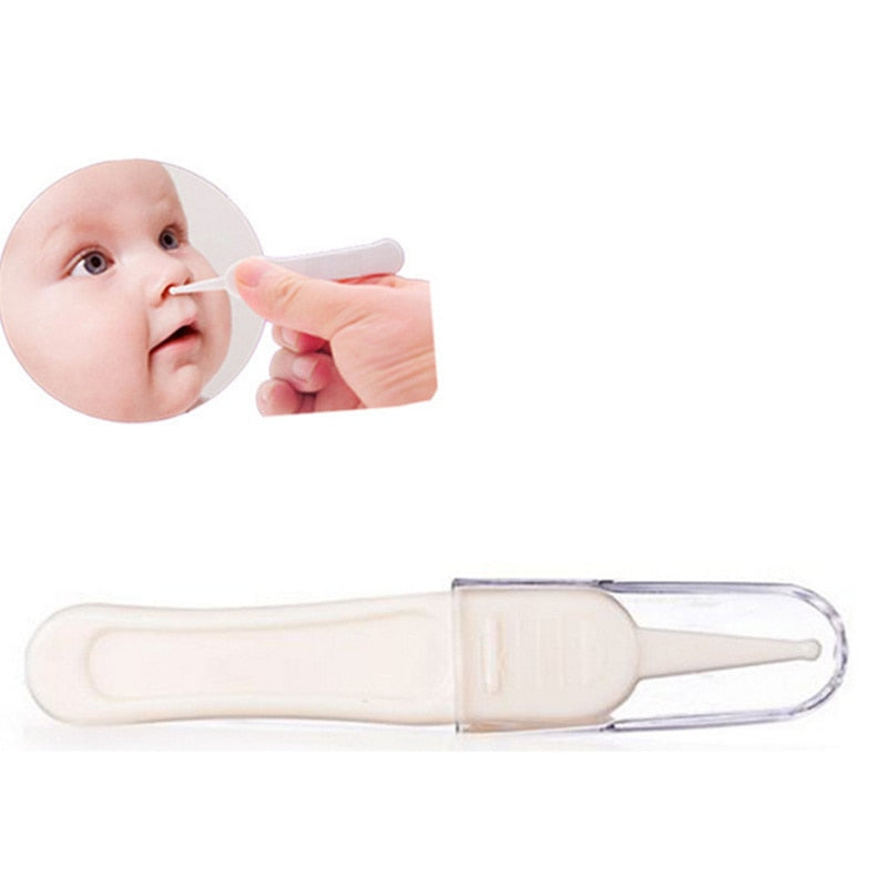Plastic Baby Nose Cleaner Tweezers Set of 4 by HitMyNeed