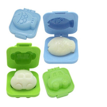 Plastic Boiled Egg Shapers Set (6 Designs) by HitMyNeed