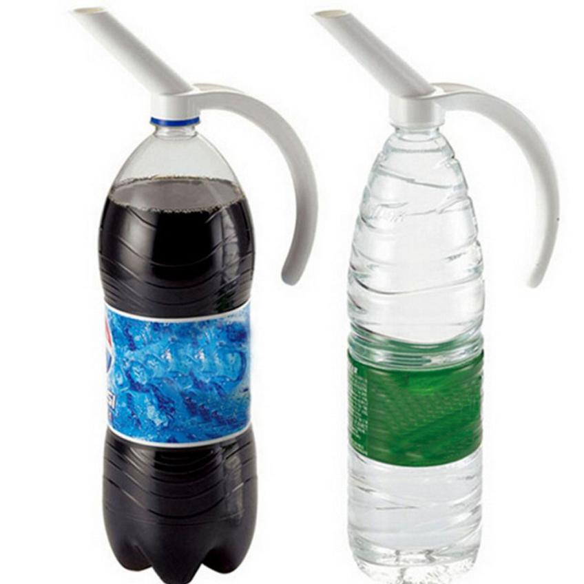 Plastic Bottle Pourer Spout with Handle by HitMyNeed