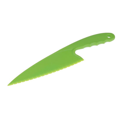Plastic Cake Knife Slicer Tool with Serrated Edge by HitMyNeed