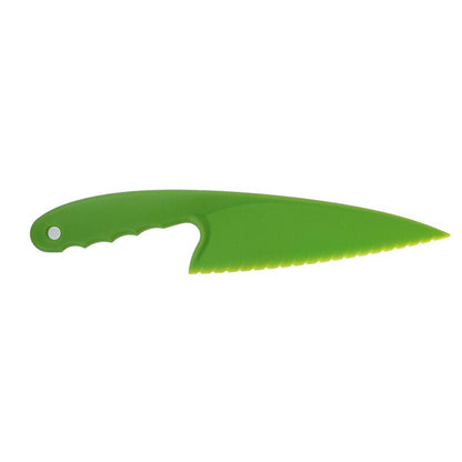 Plastic Cake Knife Slicer Tool with Serrated Edge by HitMyNeed