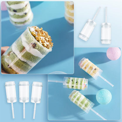 Plastic Cake Push Pop Containers, 30-Pack by HitMyNeed