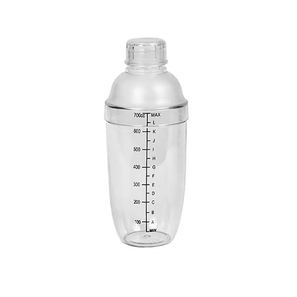 Plastic Cocktail Shaker with Measuring Scales 350-1000ml by HitMyNeed