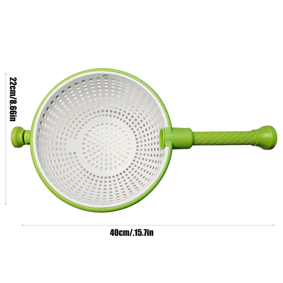 Plastic Collapsible Salad Spinner 40 x 22 cm by HitMyNeed