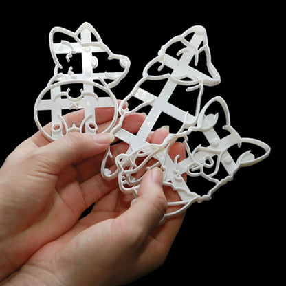 Plastic Corgi Cookie Cutters Set of 3 by HitMyNeed