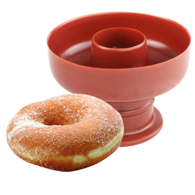 Plastic Donut Cutter Mold with Handle 8.5 cm by HitMyNeed