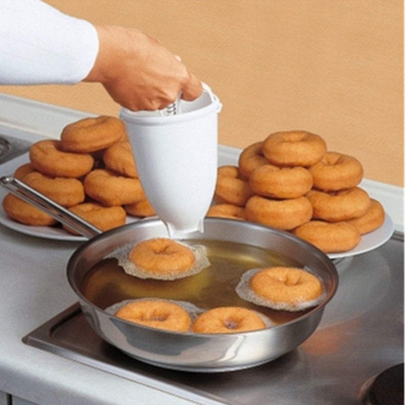 Plastic Donut Dispenser Mold for Easy Frying by HitMyNeed